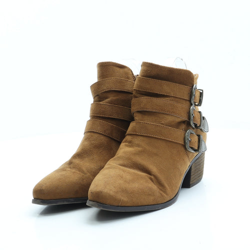 Fiore Womens Brown Suede Cowboy Boot UK 5 38