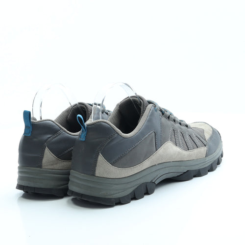 F&F Mens Grey Polyester Trainer UK 9 43