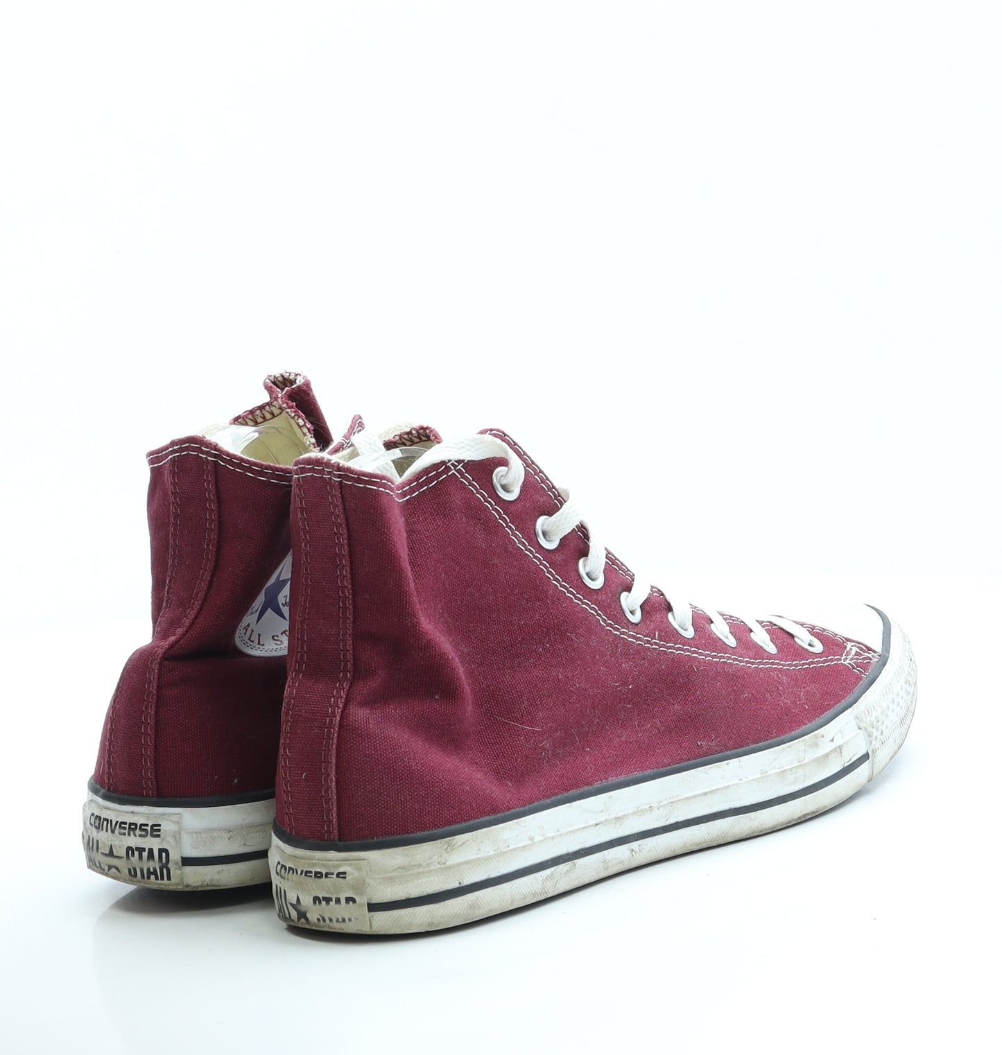 Converse Mens Red Fabric Trainer UK 10