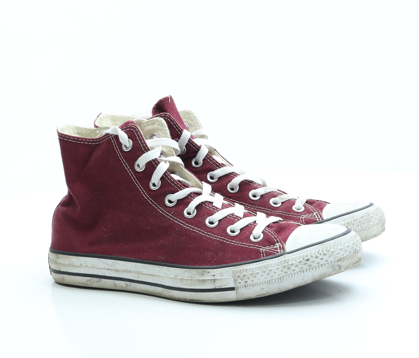Converse Mens Red Fabric Trainer UK 10