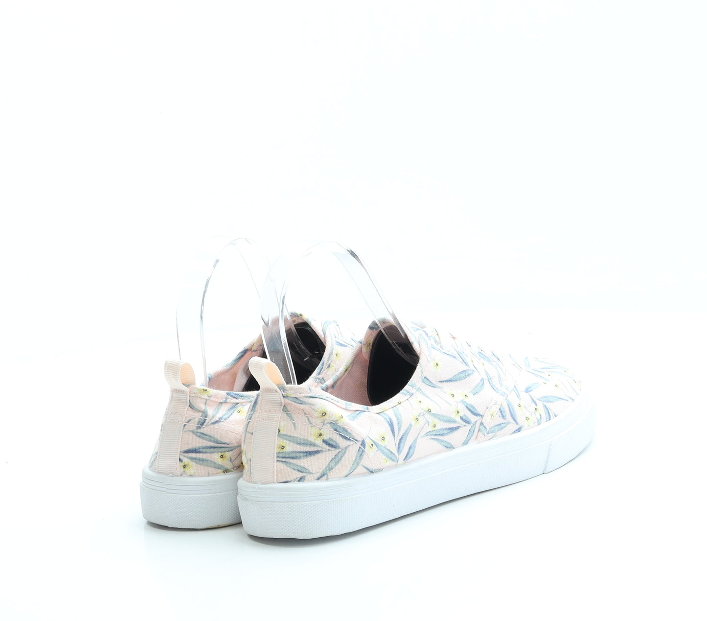 Divided by H&M Womens Pink Floral Fabric Trainer UK 5 38