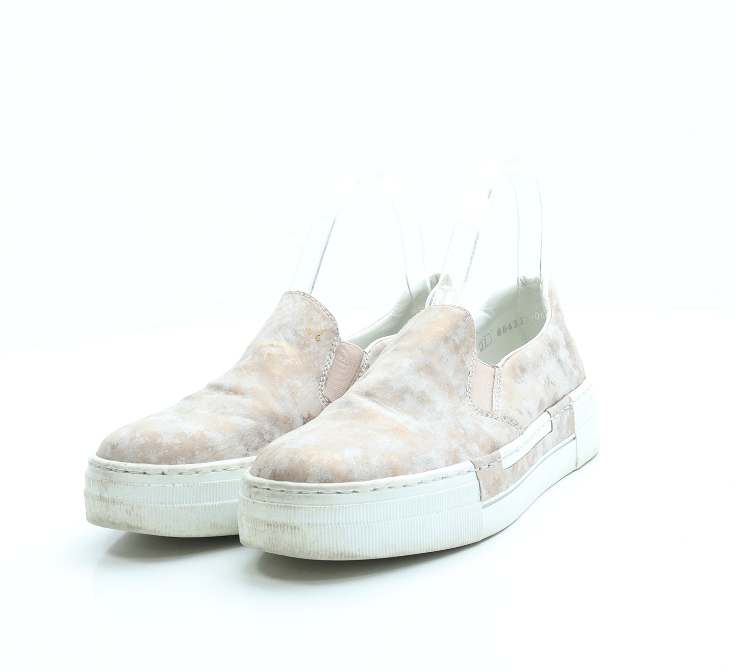Rieker Womens Pink Polyester Trainer UK 4 37