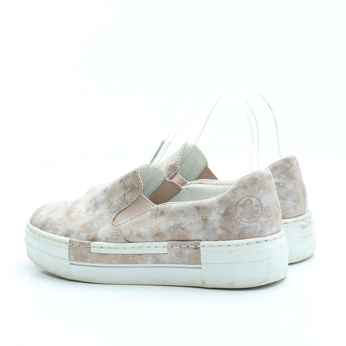 Rieker Womens Pink Polyester Trainer UK 4 37