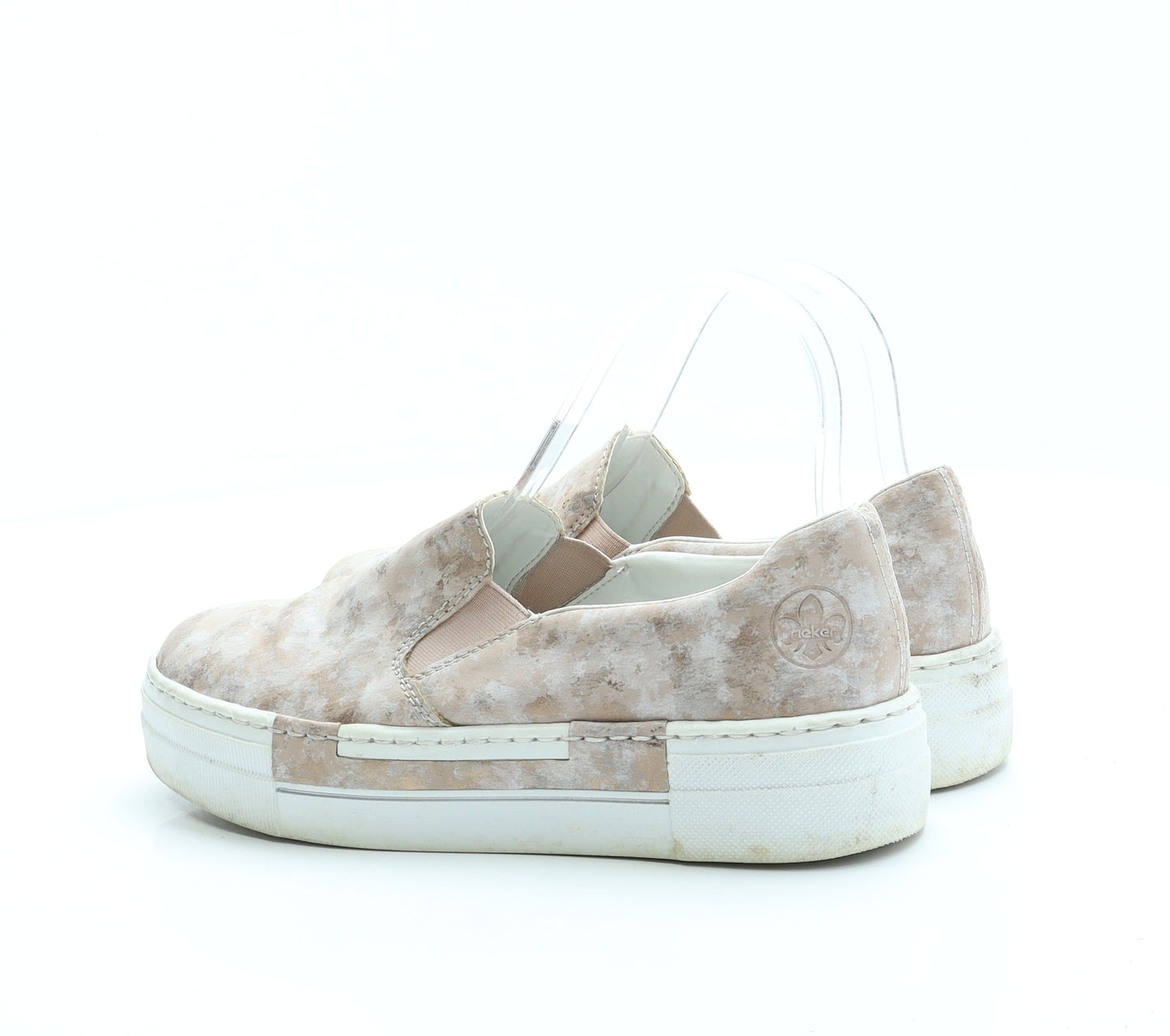 Rieker Womens Pink Polyester Trainer UK 4 37