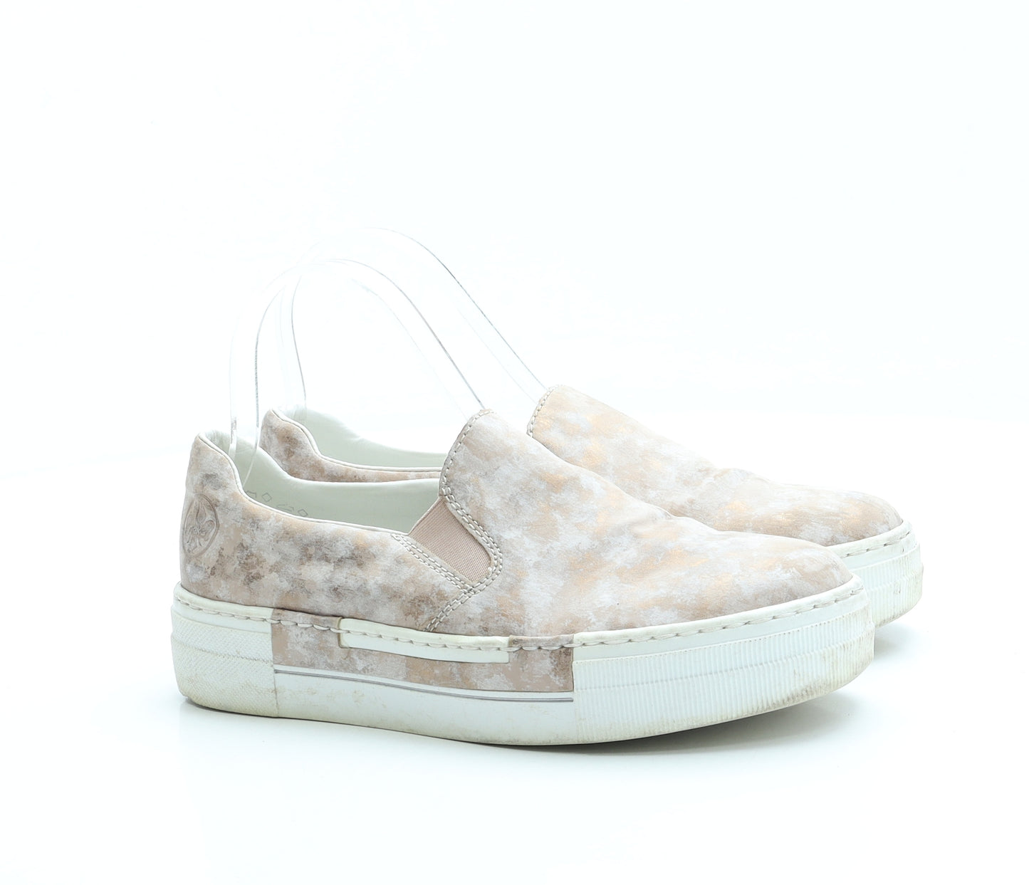 Rieker Womens Pink Polyester Trainer UK 4 37