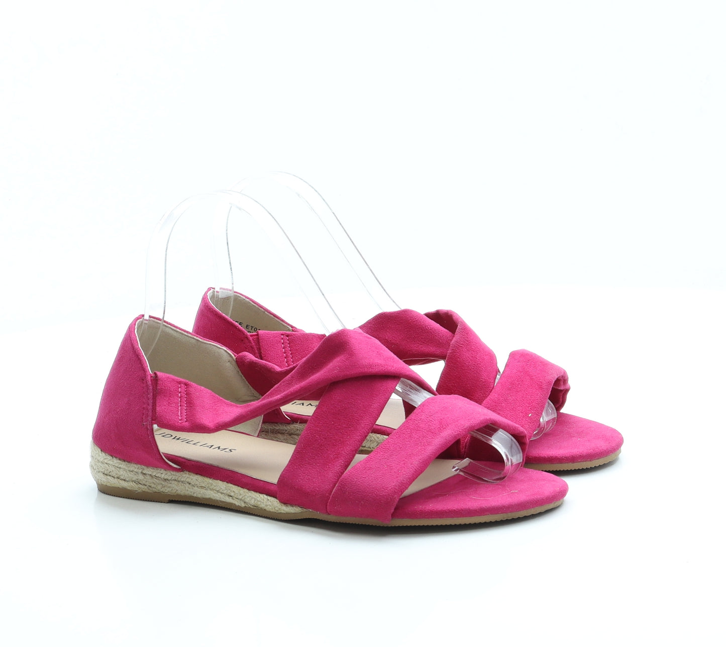 J D Williams Womens Pink Suede Slip On Sandal UK 6 39