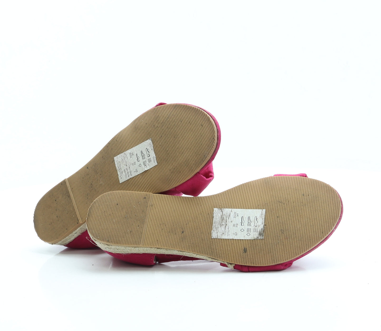 J D Williams Womens Pink Suede Slip On Sandal UK 6 39