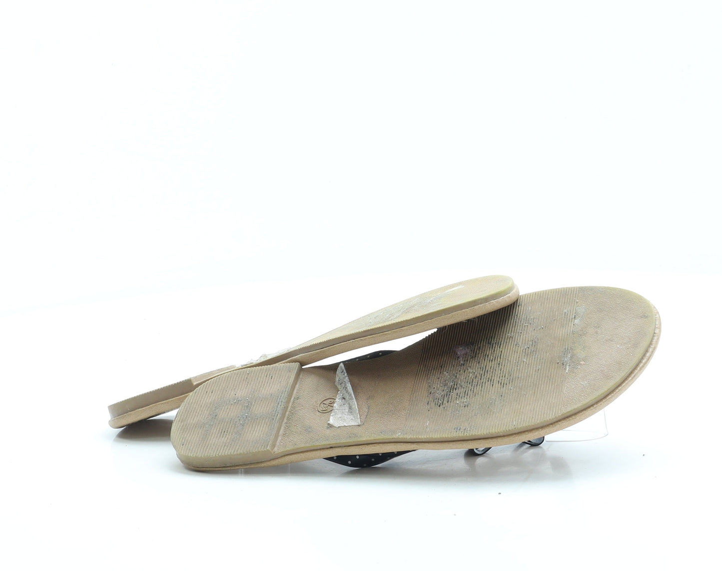 Atmosphere Womens Blue Polka Dot Polyester Thong Sandal UK 5 38 US 7