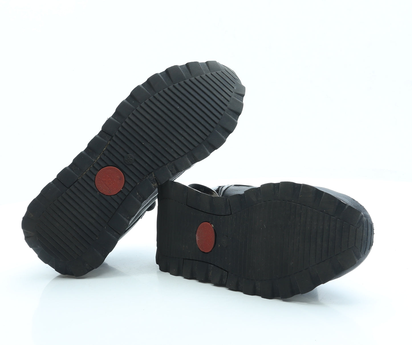 Xti Womens Black Leather Trainer UK 6 39