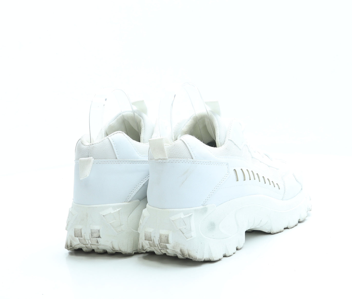 Preworn Womens White Polyester Trainer UK 7