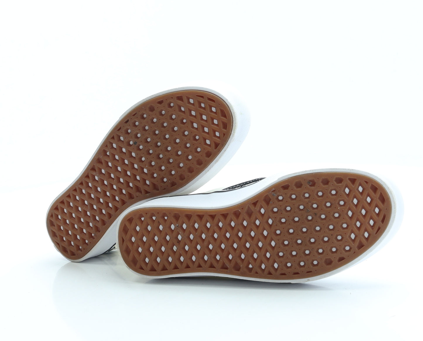 VANS Womens Black Check Fabric Trainer UK 5