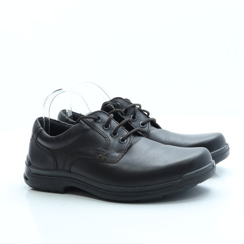 Hotter Mens Brown Leather Combat Boot UK 9