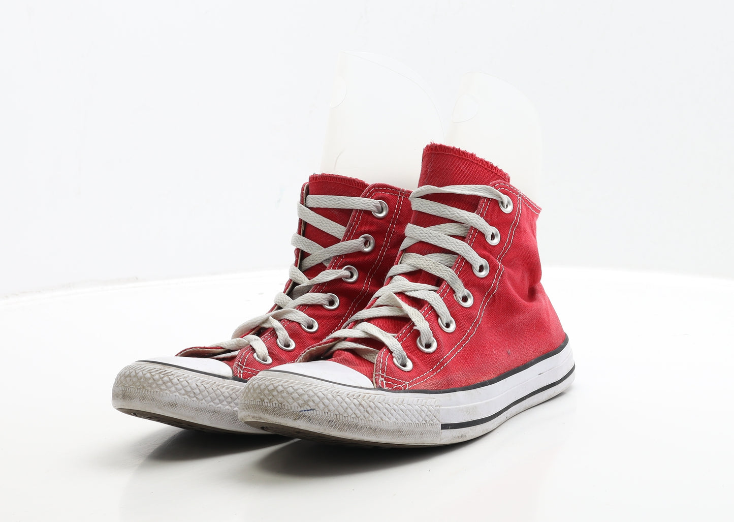 Converse Womens Red Fabric Trainer UK 5.5 38.5