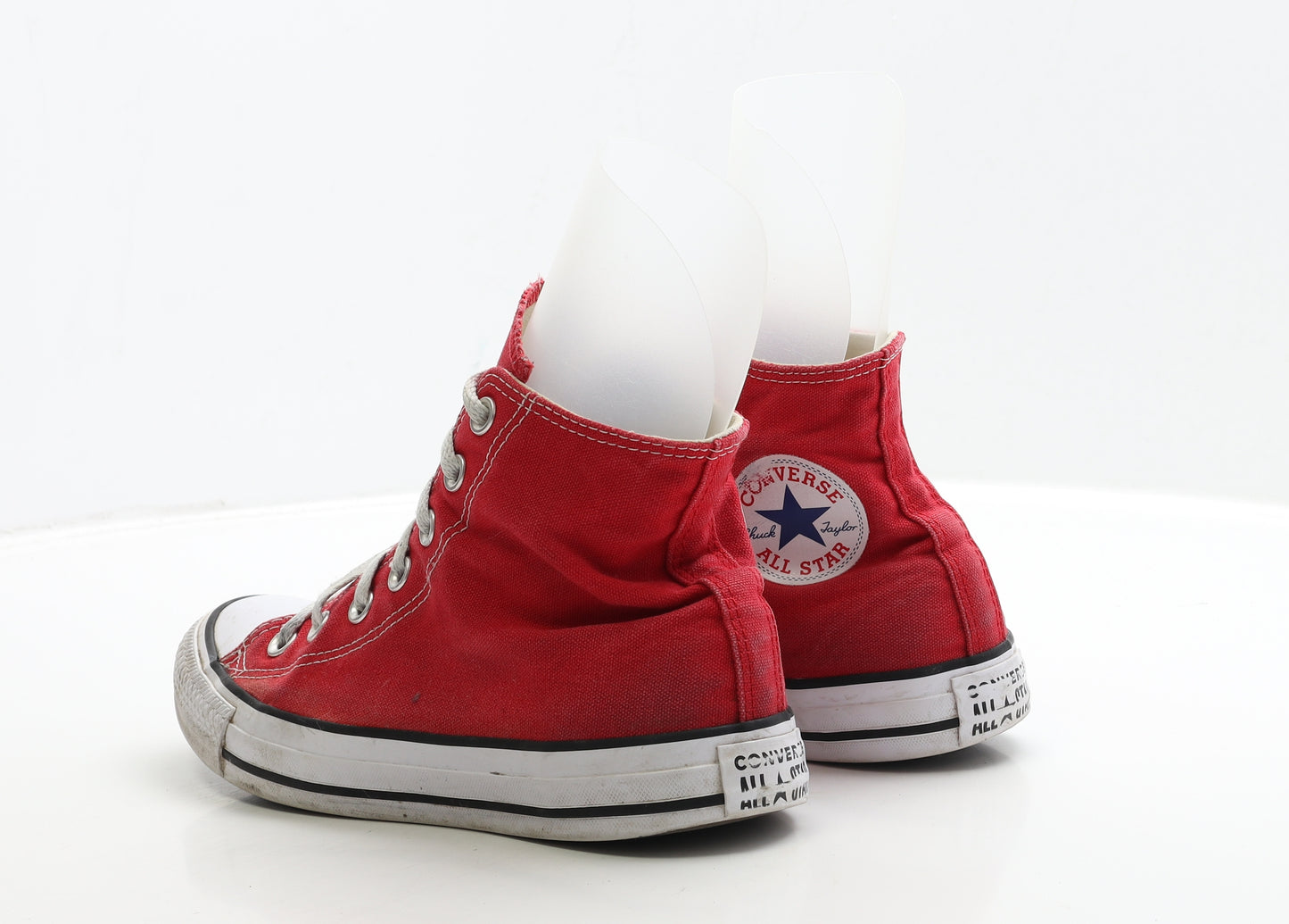 Converse Womens Red Fabric Trainer UK 5.5 38.5