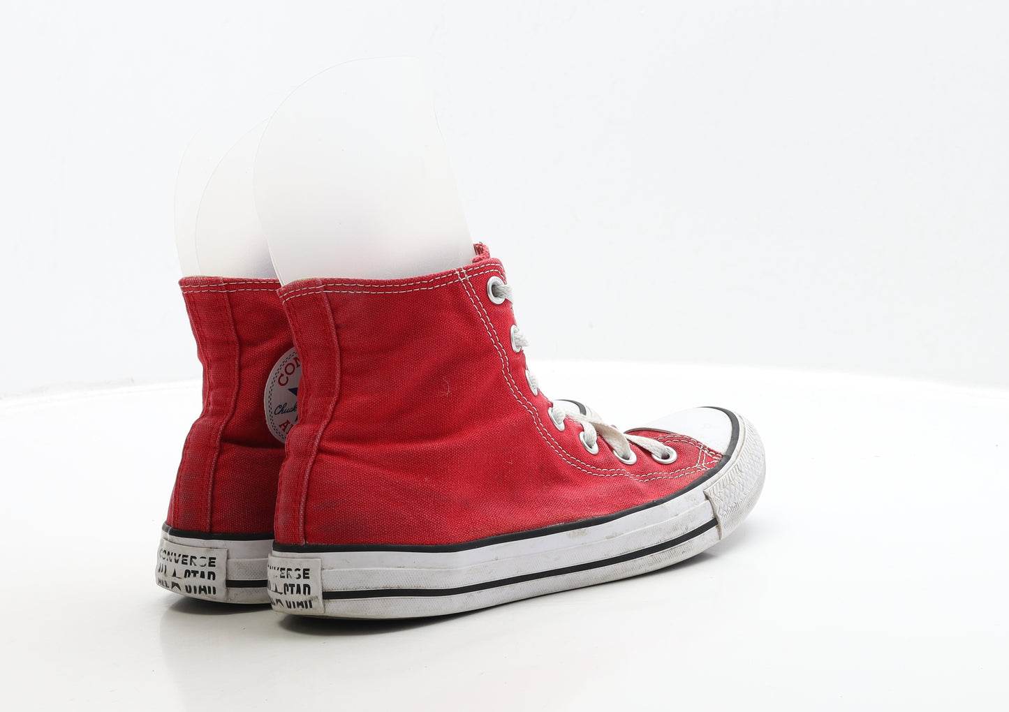 Converse Womens Red Fabric Trainer UK 5.5 38.5