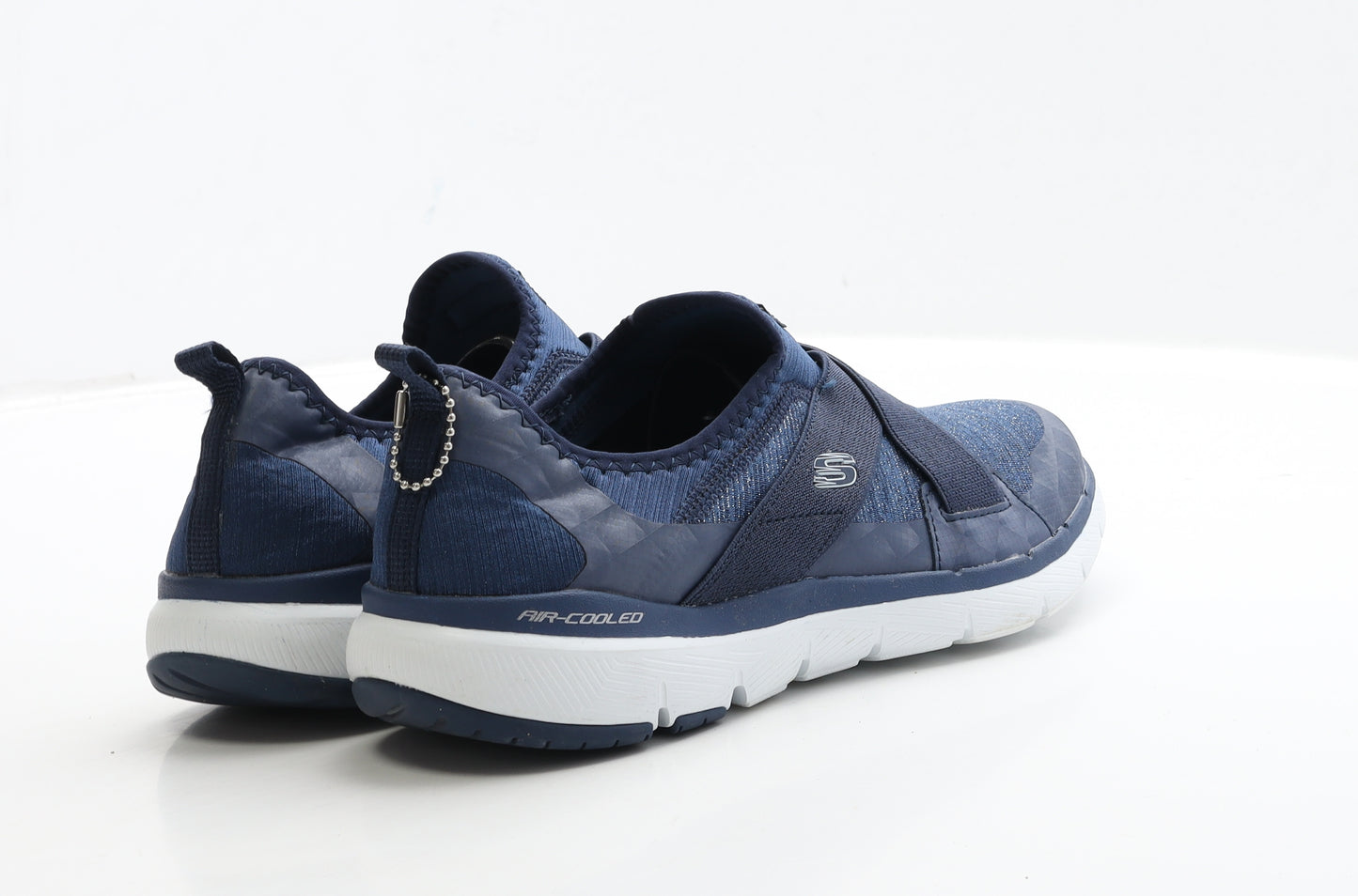 Skechers Womens Blue Polyester Trainer UK 5 38