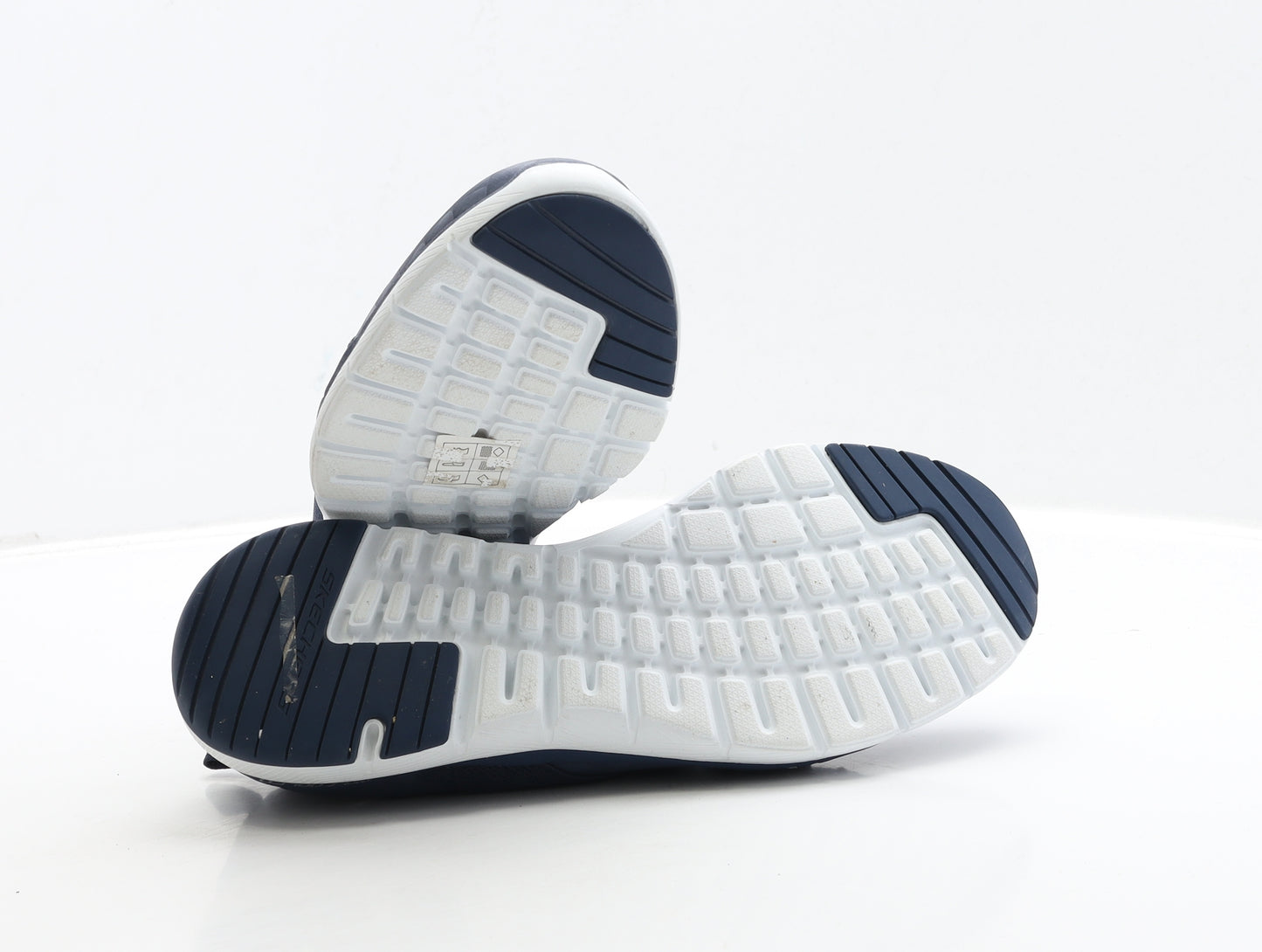 Skechers Womens Blue Polyester Trainer UK 5 38