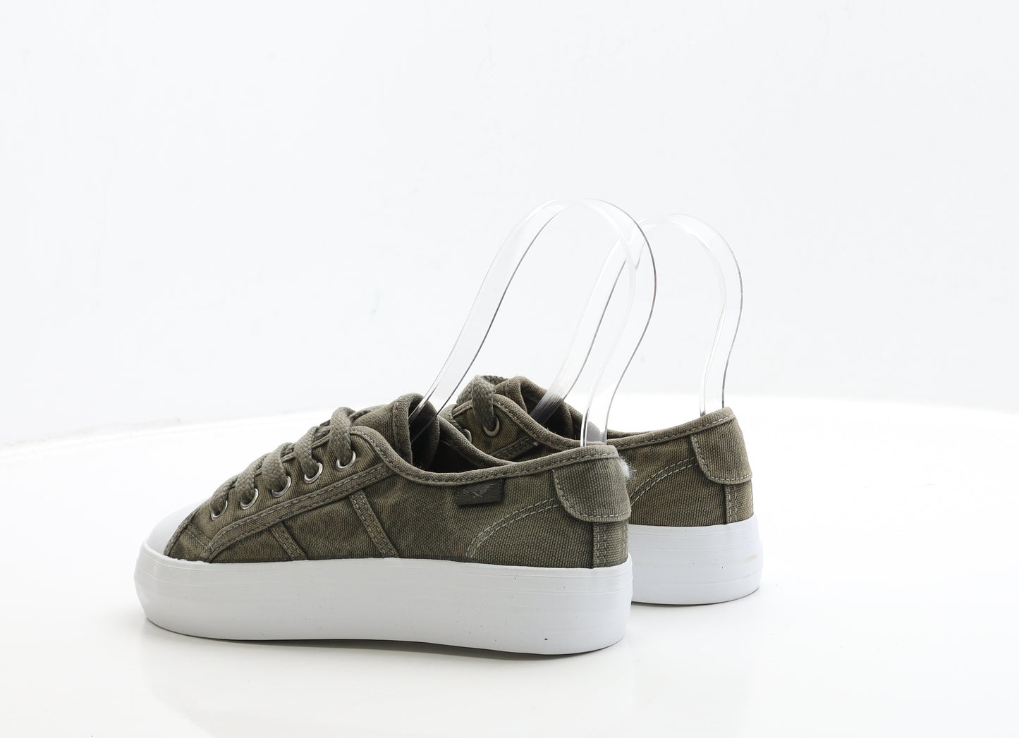 Rocket Dog Womens Green Fabric Trainer UK 4 37