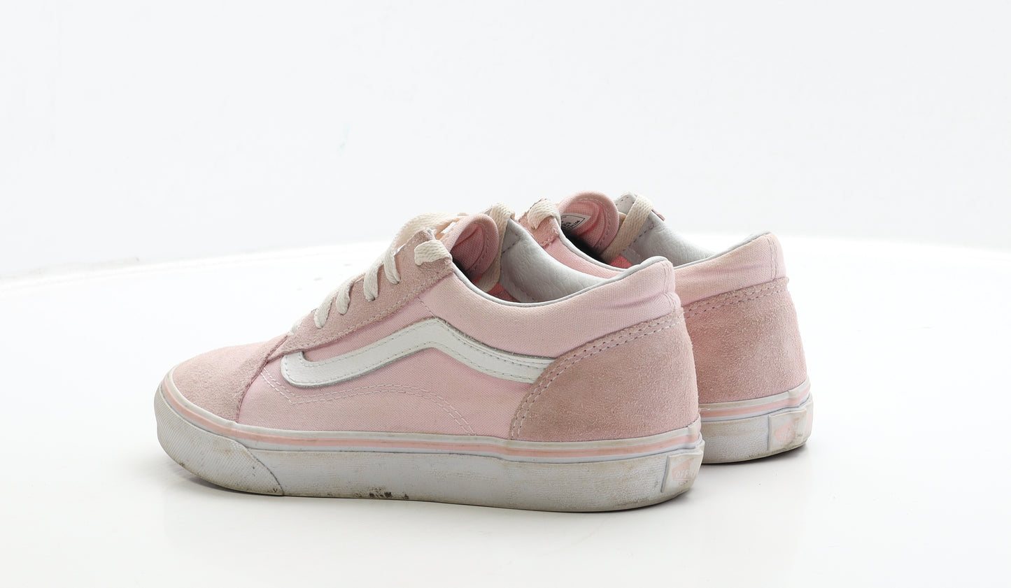 VANS Womens Pink Suede Trainer UK 5.5 38.5