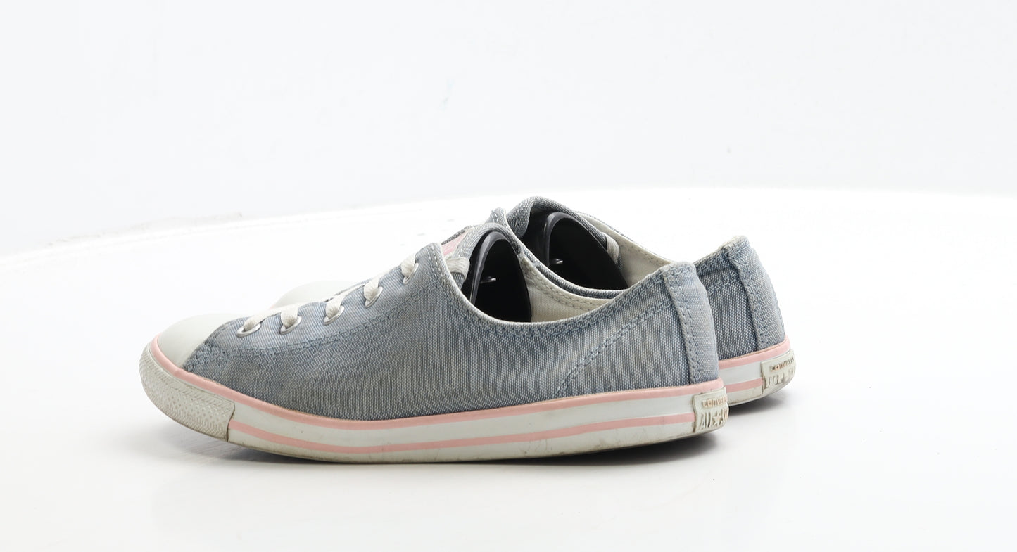 Converse Womens Blue Fabric Trainer UK 5 38