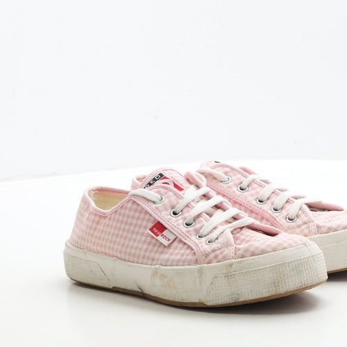 Redrock Womens Pink Check Fabric Trainer UK 6 39