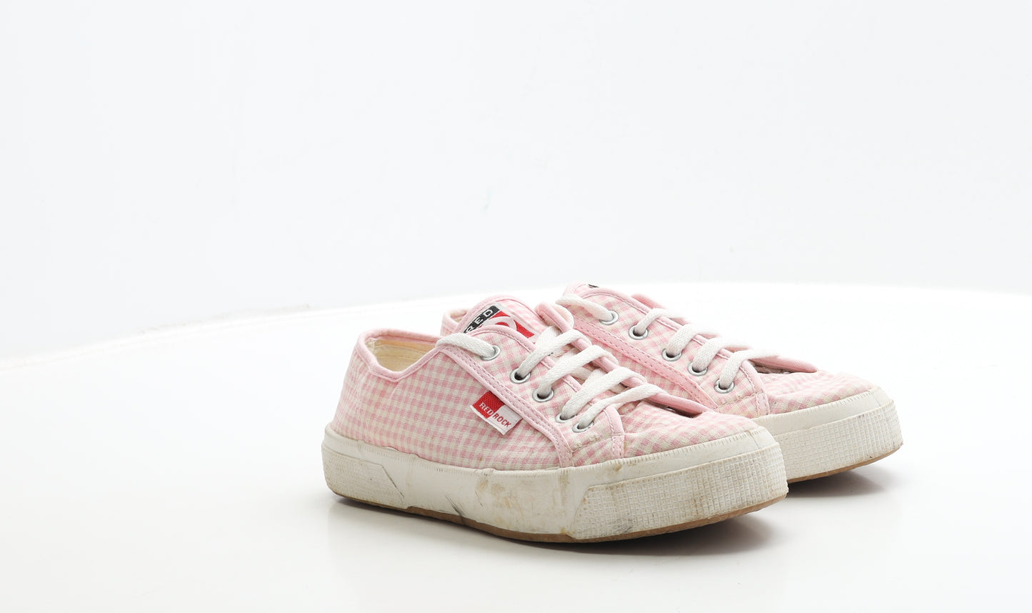Redrock Womens Pink Check Fabric Trainer UK 6 39