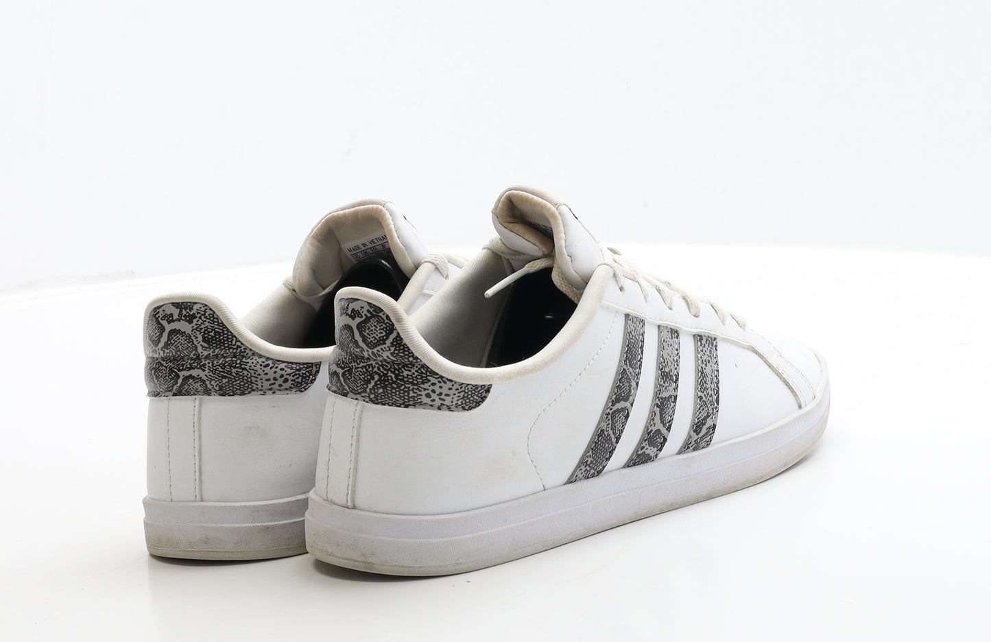 adidas Womens White Polyester Trainer UK 6 39