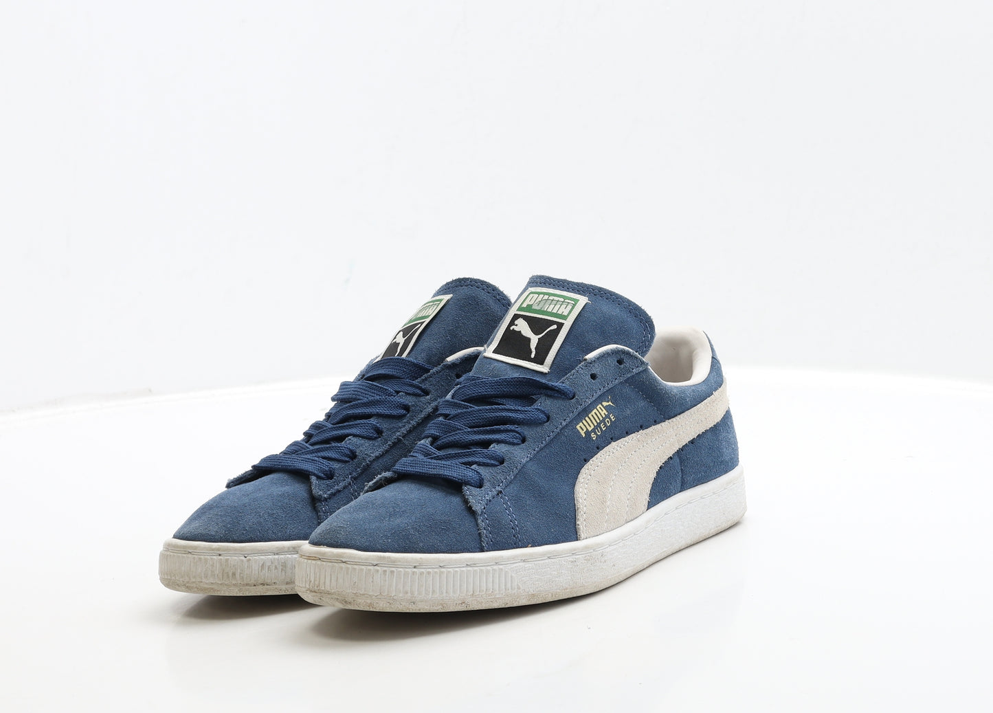 PUMA Womens Blue Suede Trainer UK 4.5 37.5