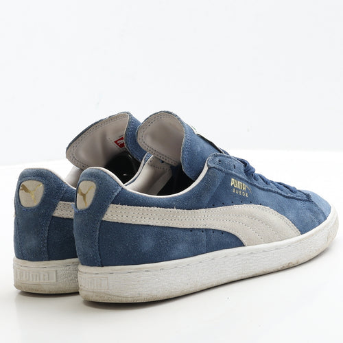 PUMA Womens Blue Suede Trainer UK 4.5 37.5