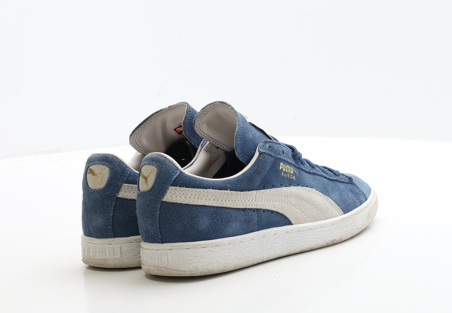 PUMA Womens Blue Suede Trainer UK 4.5 37.5