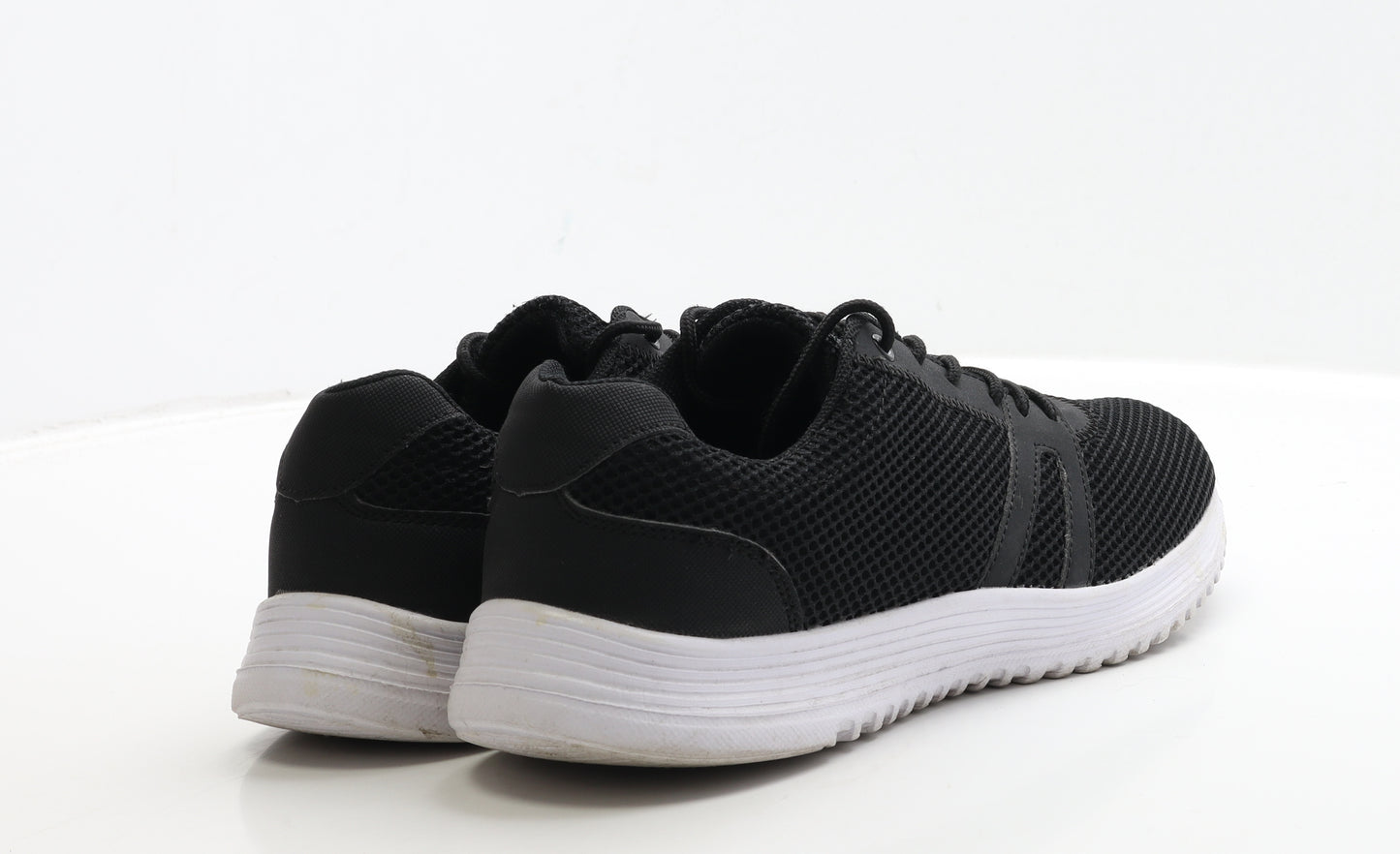 Primark Mens Black Polyester Trainer UK 9 43