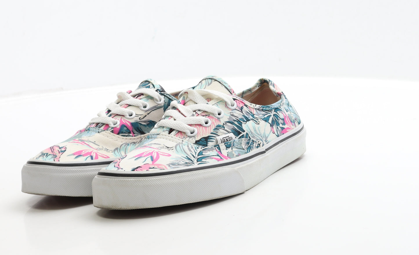 VANS Womens Multicoloured Floral Fabric Trainer UK 5 38