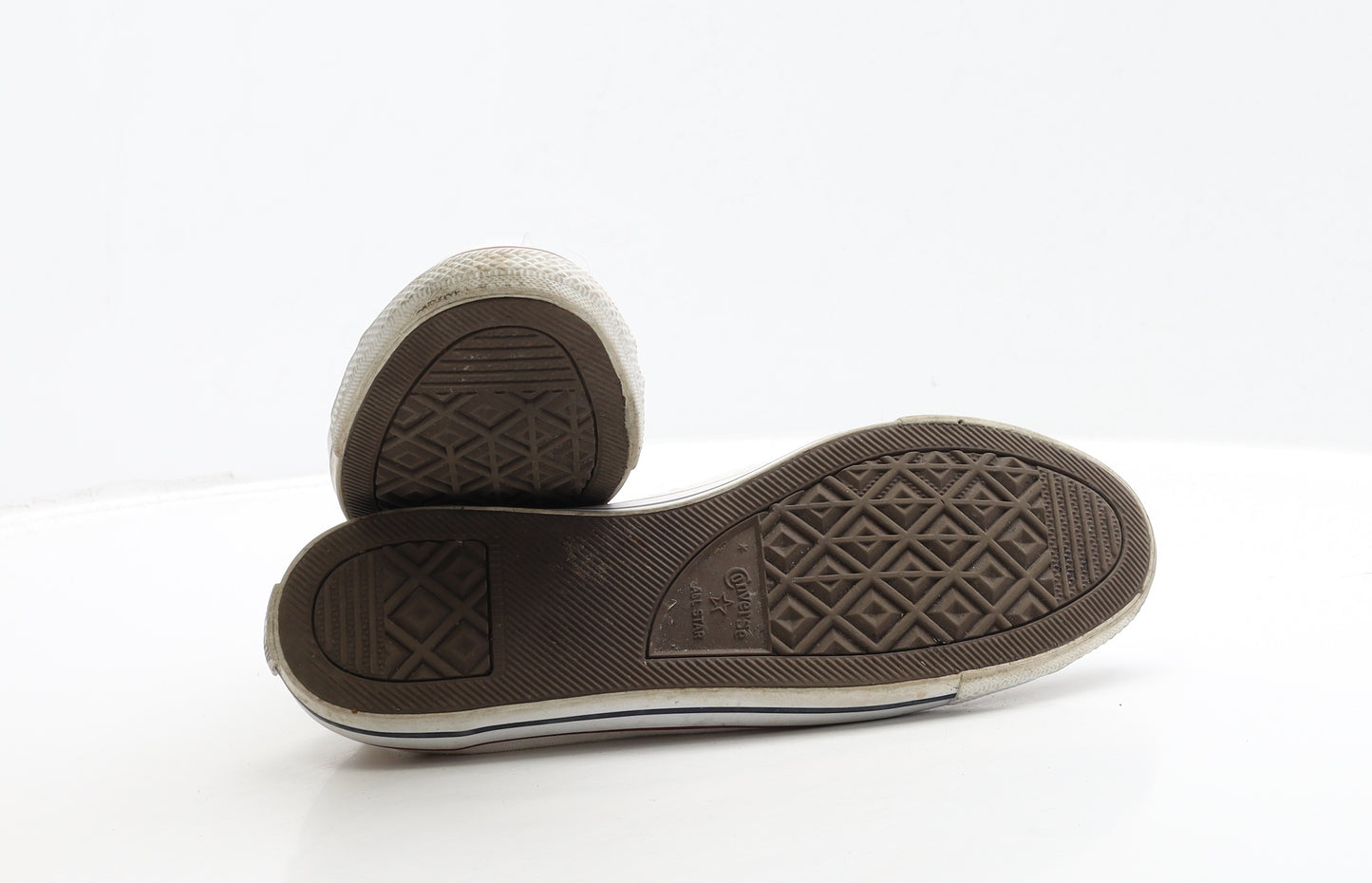 Converse Womens White Fabric Trainer UK 6 40 - All Star