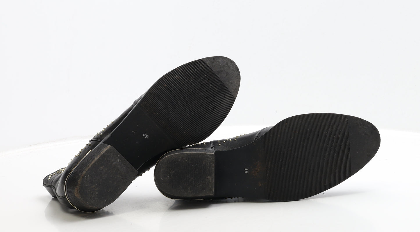 OFFICE Womens Black Leather Chelsea Boot UK 6 39