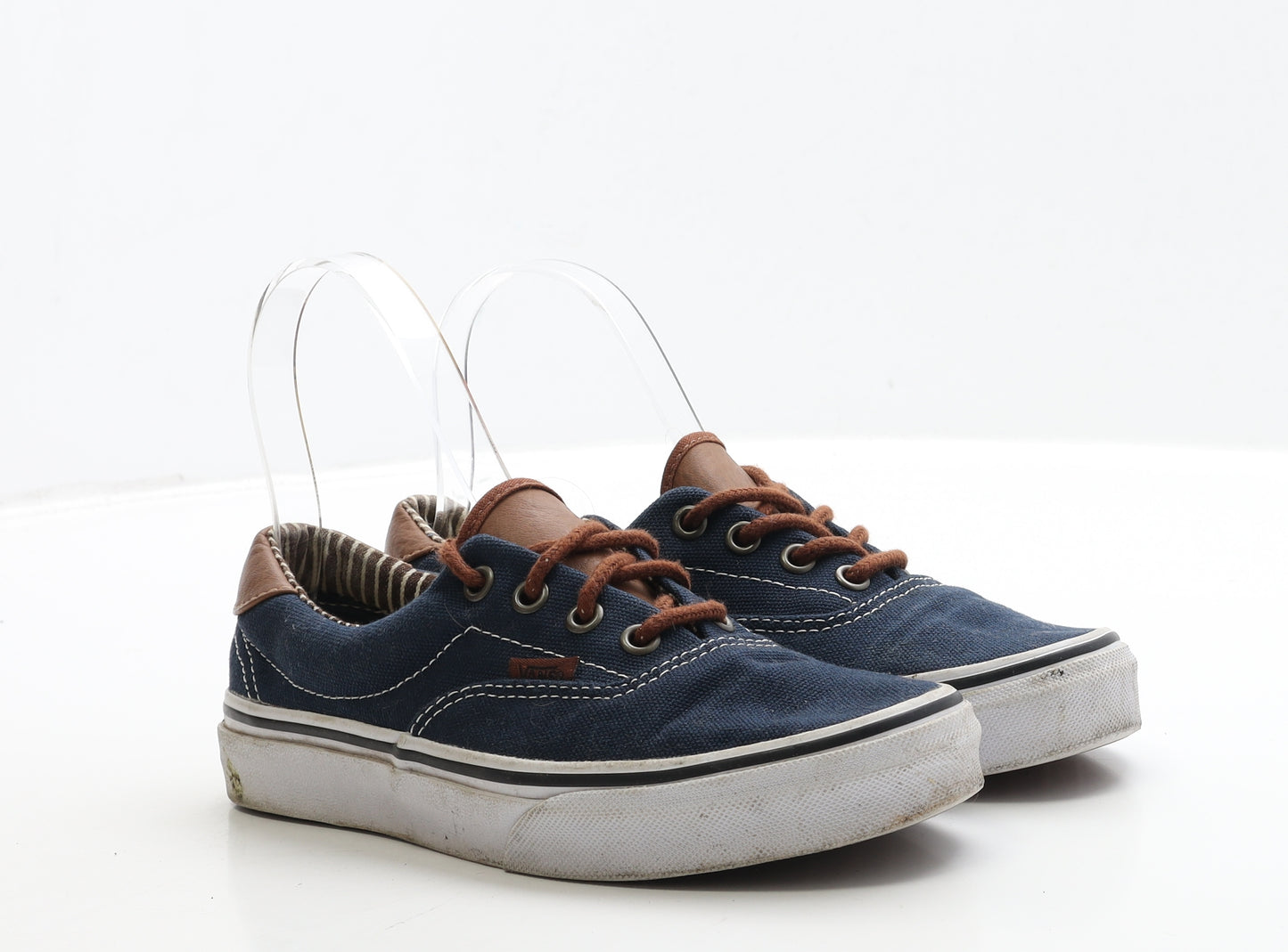VANS Boys Blue Fabric Trainer UK 3 35