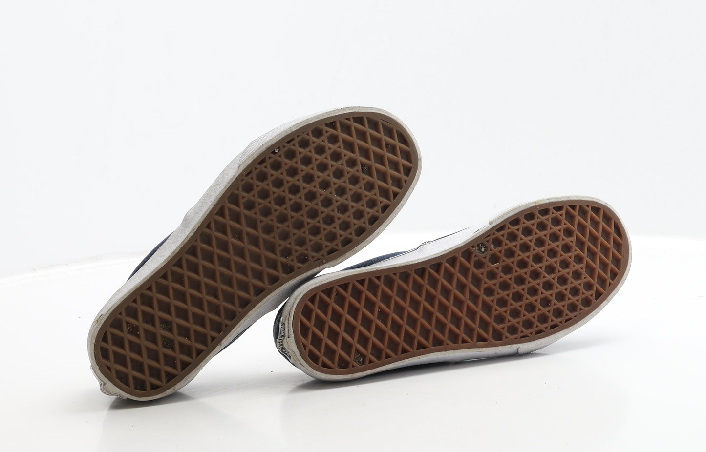 VANS Boys Blue Fabric Trainer UK 3 35