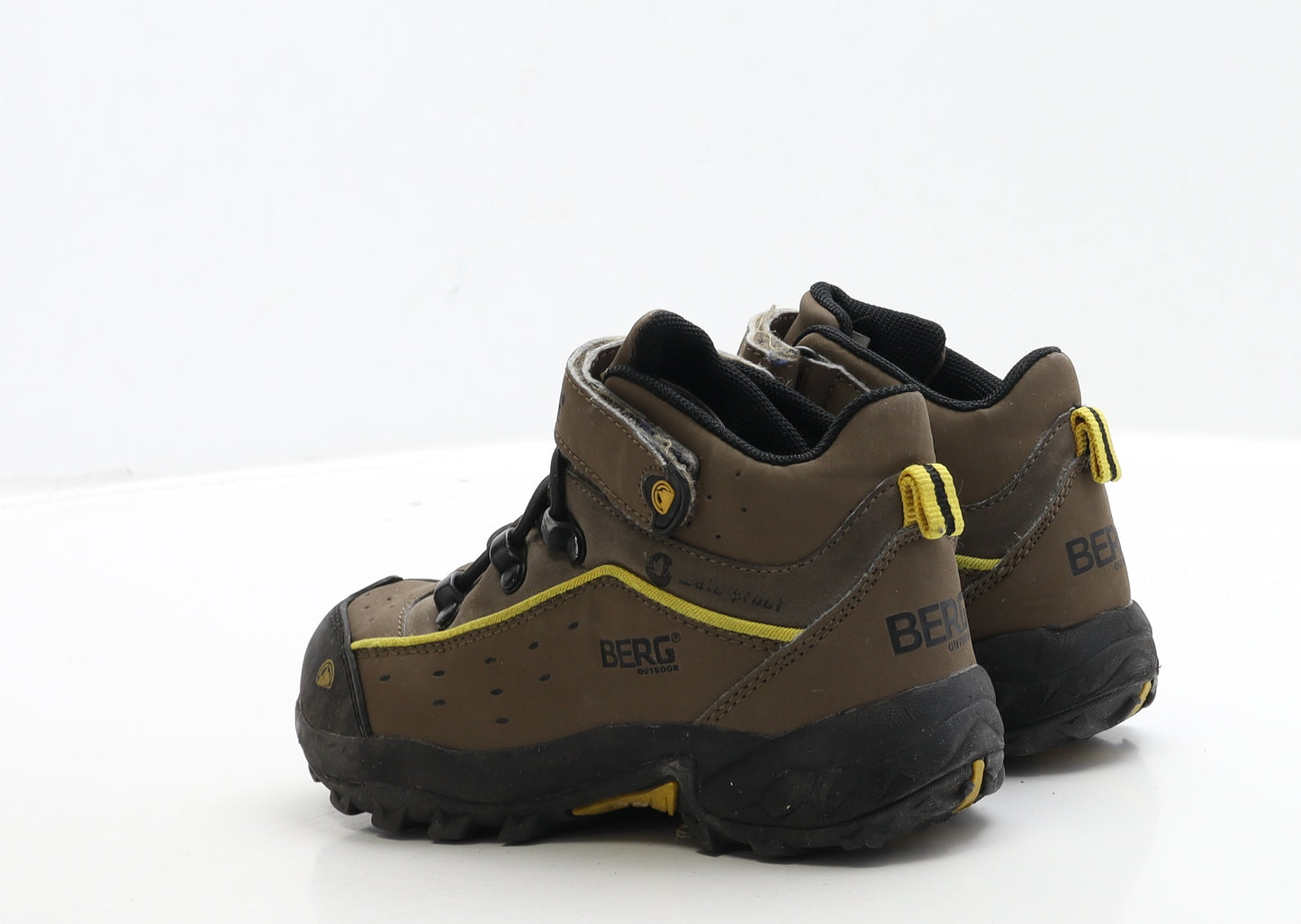 Berg Outdoor Boys Brown Polyester Combat Boot UK 11 28