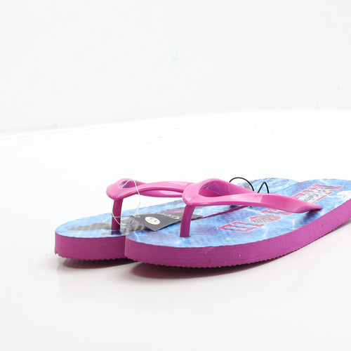 George Girls Pink Rubber Thong Sandal UK 13 32