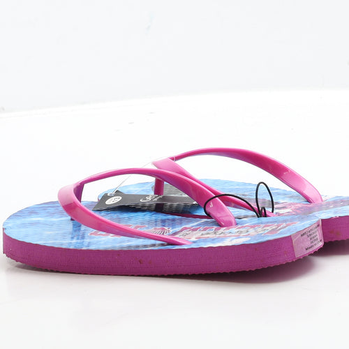 George Girls Pink Rubber Thong Sandal UK 13 32