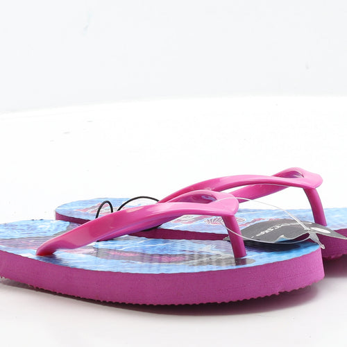 George Girls Pink Rubber Thong Sandal UK 13 32