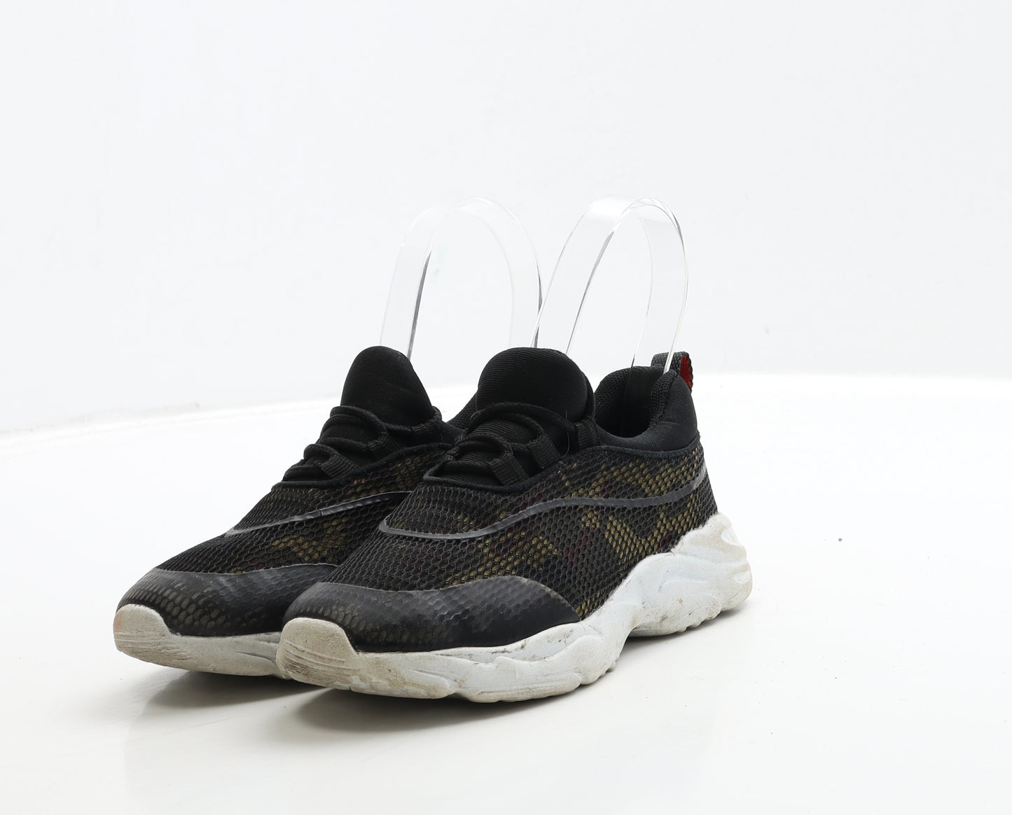 Primark Boys Black Polyester Trainer UK 11 29