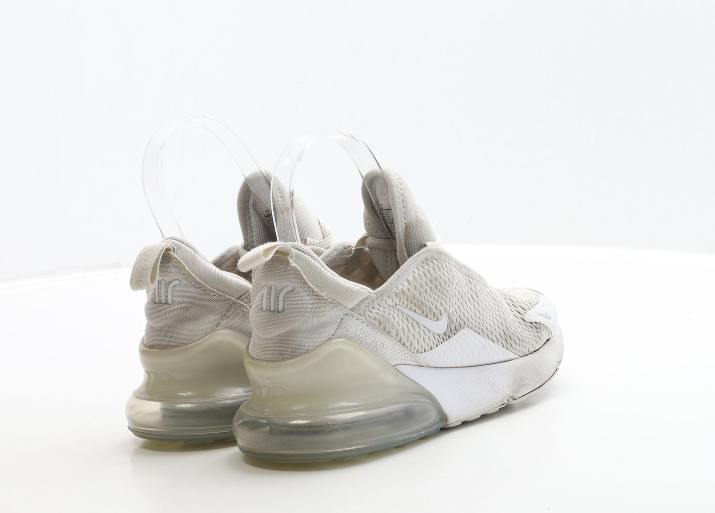 Nike Boys White Polyester Trainer UK 2.5 35 - Air 270