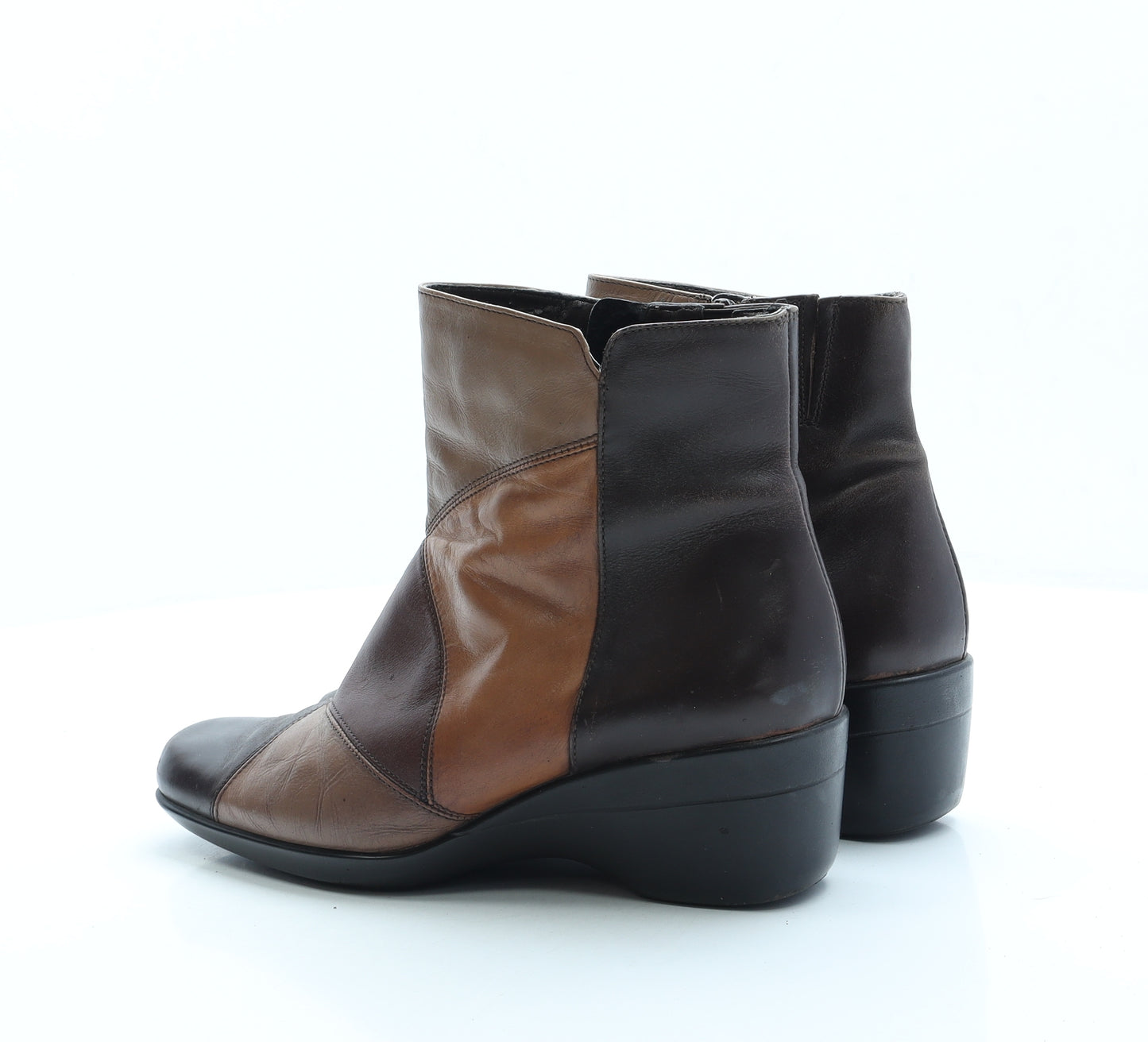 Clarks Womens Brown Leather Chelsea Boot UK 6