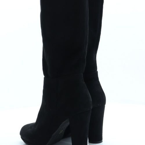 Bellissimo Womens Black Polyester Sock Boot UK 5 39