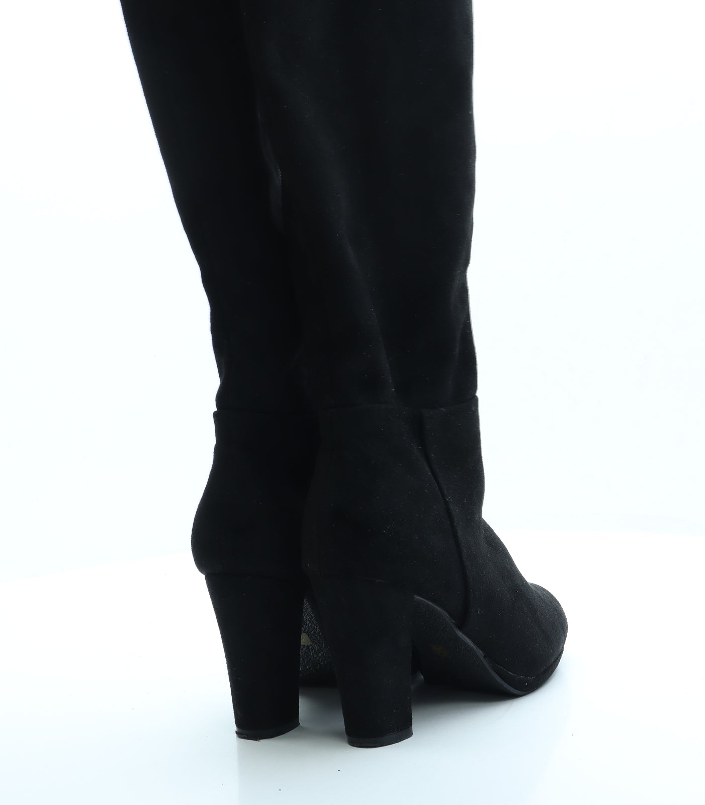 Bellissimo Womens Black Polyester Sock Boot UK 5 39