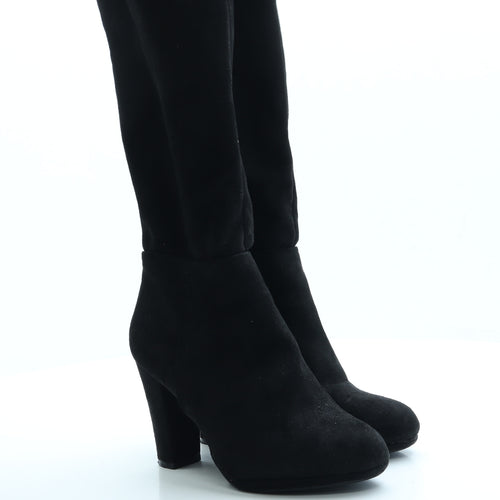 Bellissimo Womens Black Polyester Sock Boot UK 5 39