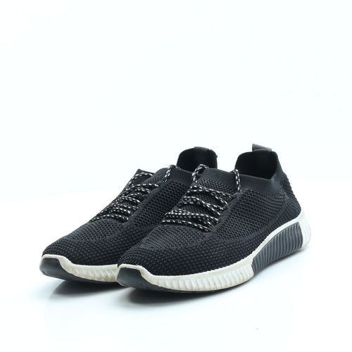 Preworn Womens Black Polyester Trainer UK 4