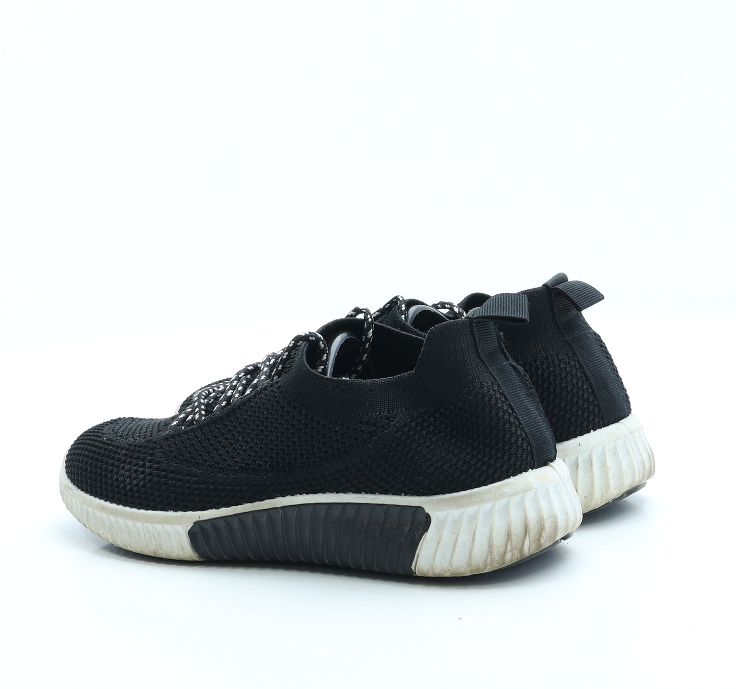 Preworn Womens Black Polyester Trainer UK 4