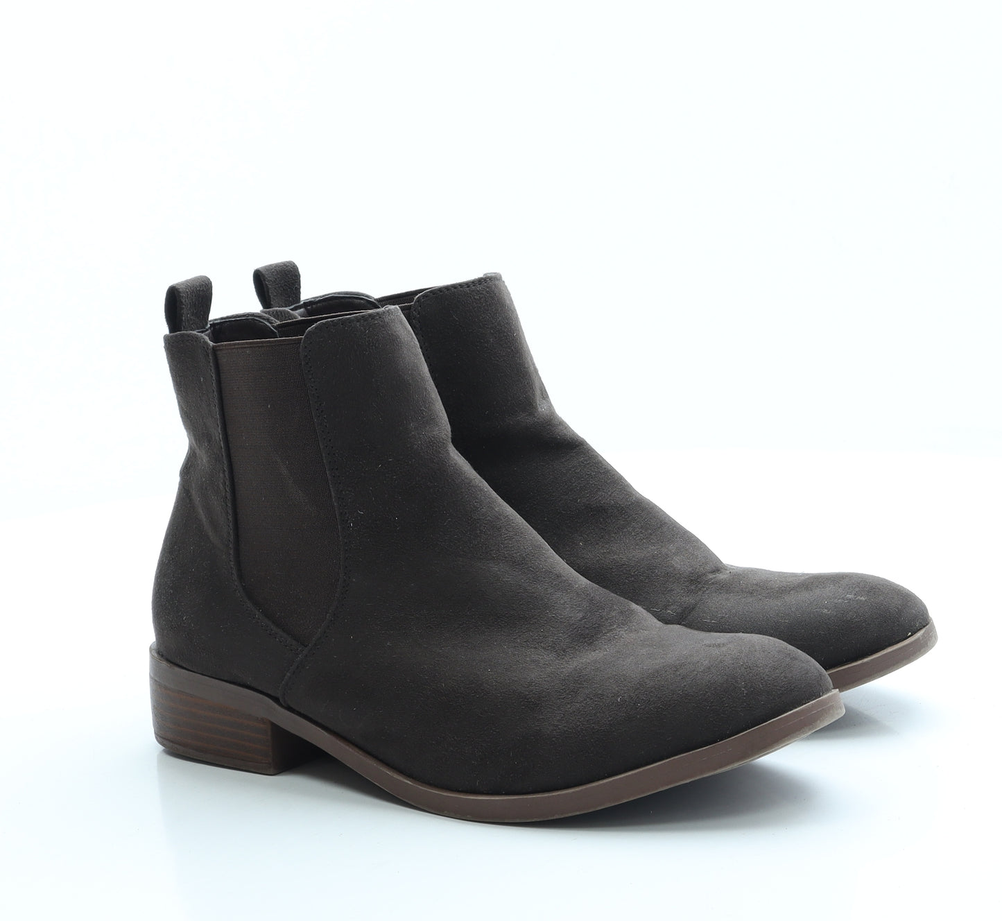 Dorothy Perkins Womens Brown Polyester Chelsea Boot UK 7