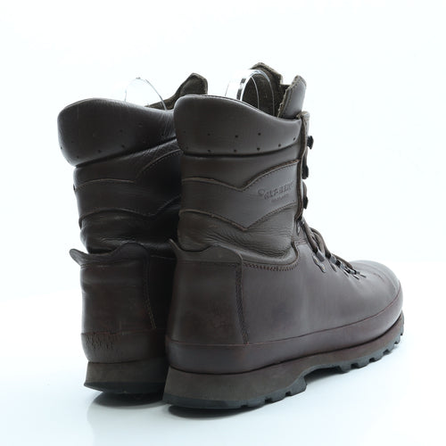 Filt Berg Mens Brown Leather Combat Boot UK 10